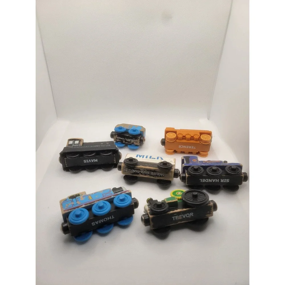 Thomas & Friends Wooden Railway Lot 7pc Thomas Mavis Sir Handel Trevor Terence